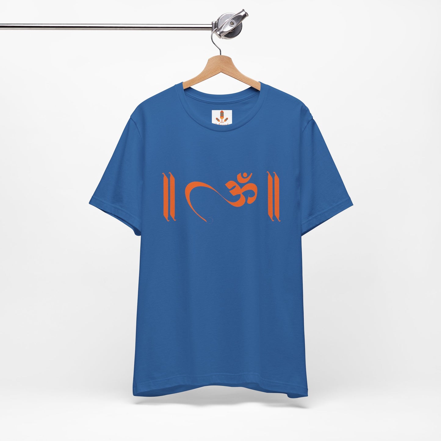 Om Written in Orange T-shirt