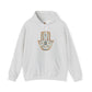 Silver Hamsa Hand Hoodie