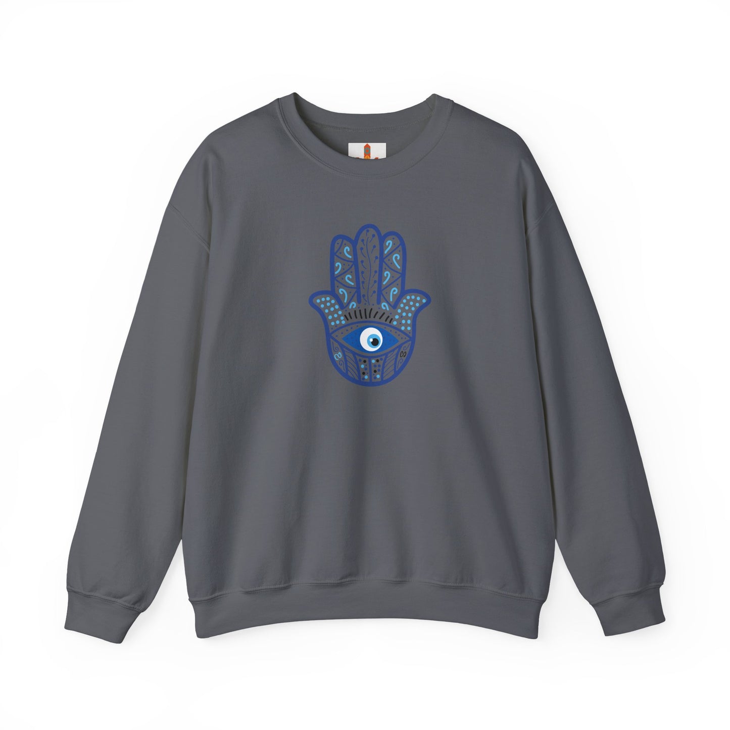Hamsa Hand with Blue Eye Sweatshirt