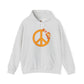 Peace Sign with Flowers Hoodie