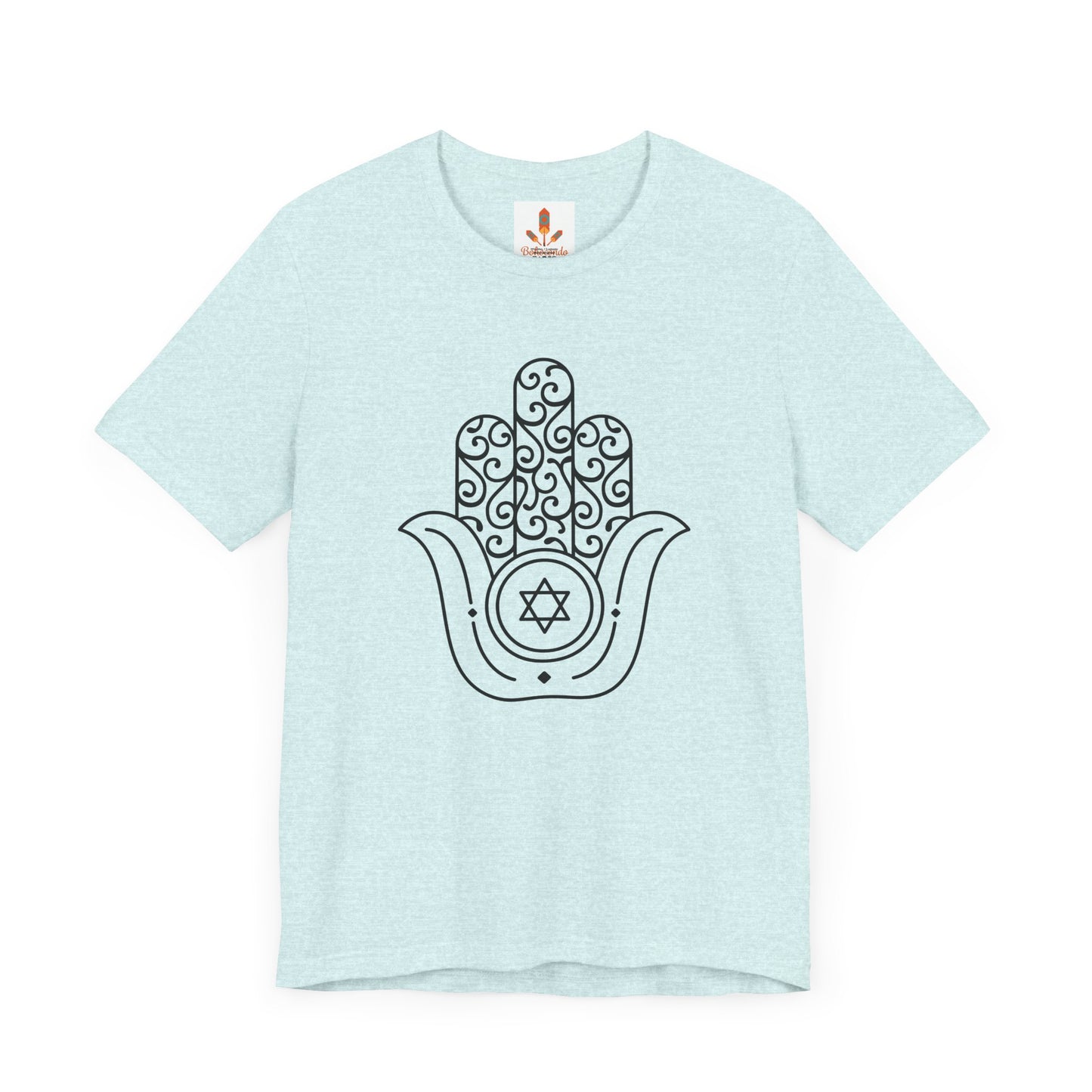 David Star in Hamsa Hand T-shirt