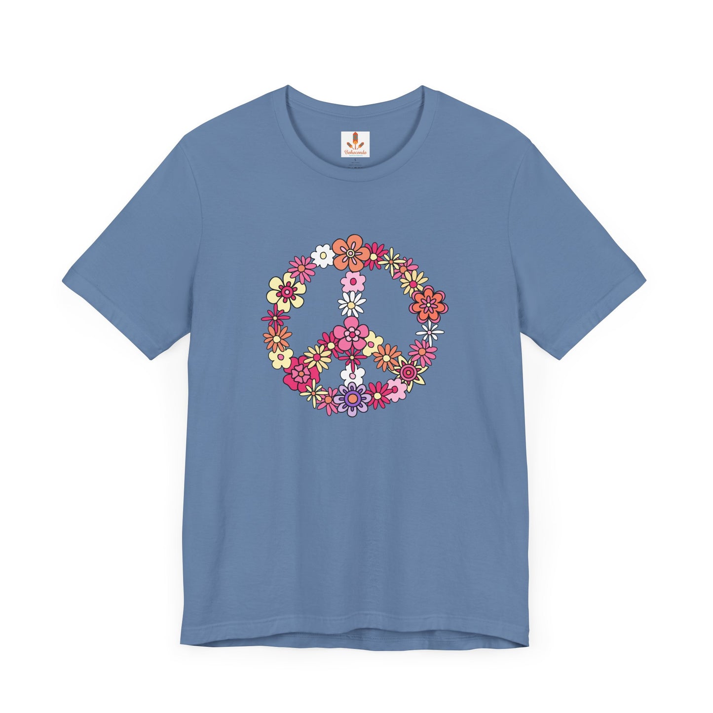 Peace Sign made from Flowers T-shirt