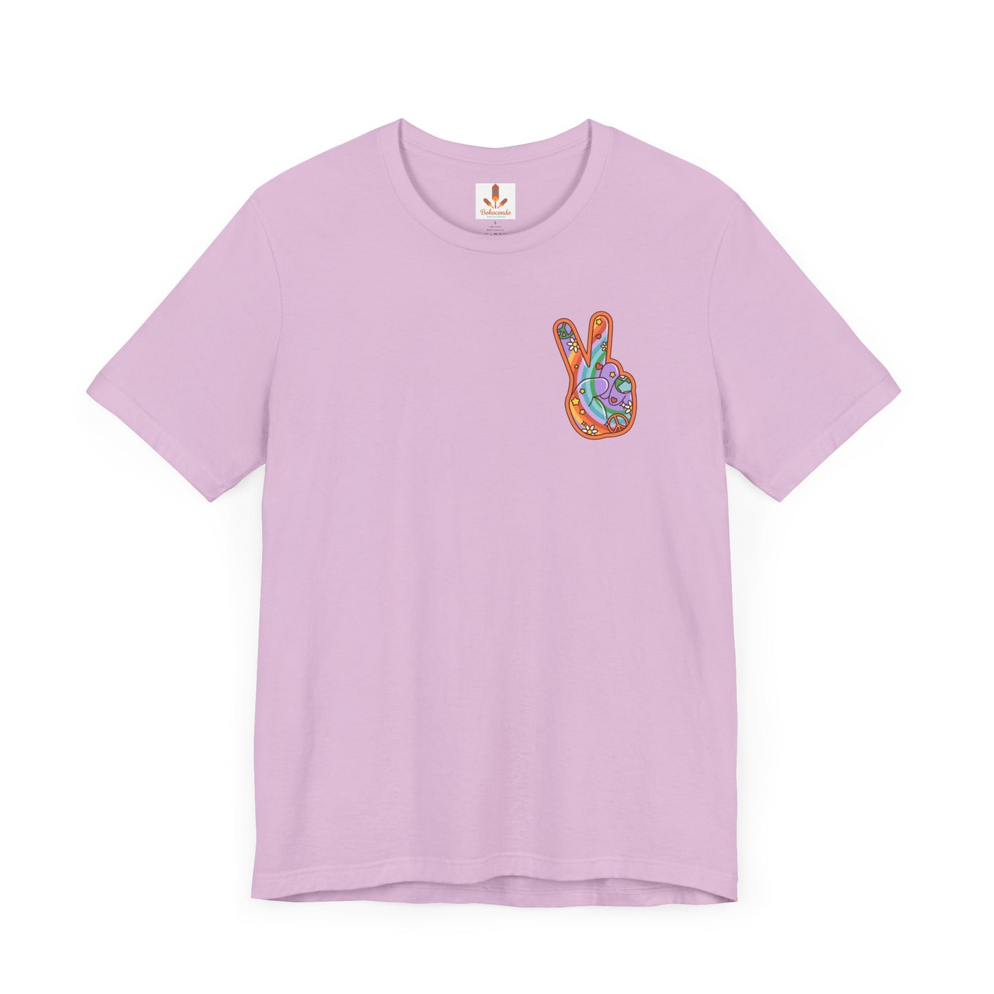 Hippie Peace Hand Sign T-shirt