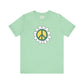 Peace Sign in White Flower T-shirt