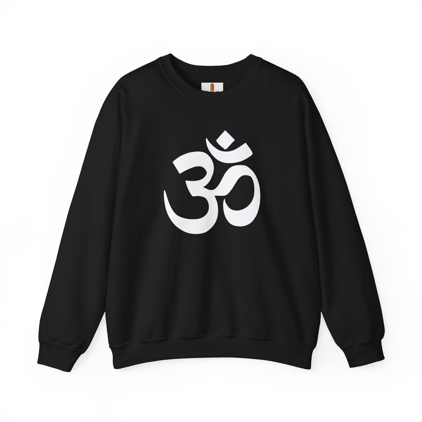 White Simple Om Art Sweatshirt