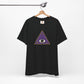 White Evil Eye and Pyramid T-shirt