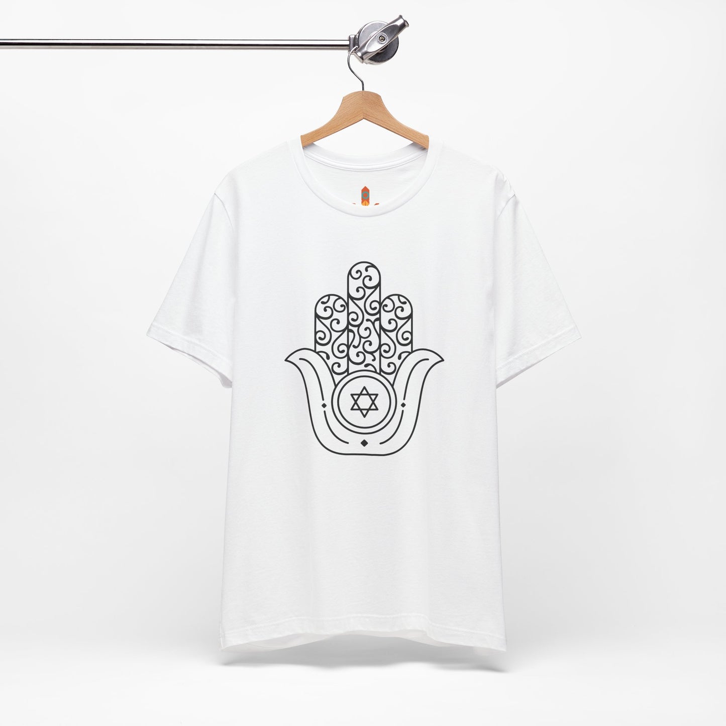 David Star in Hamsa Hand T-shirt