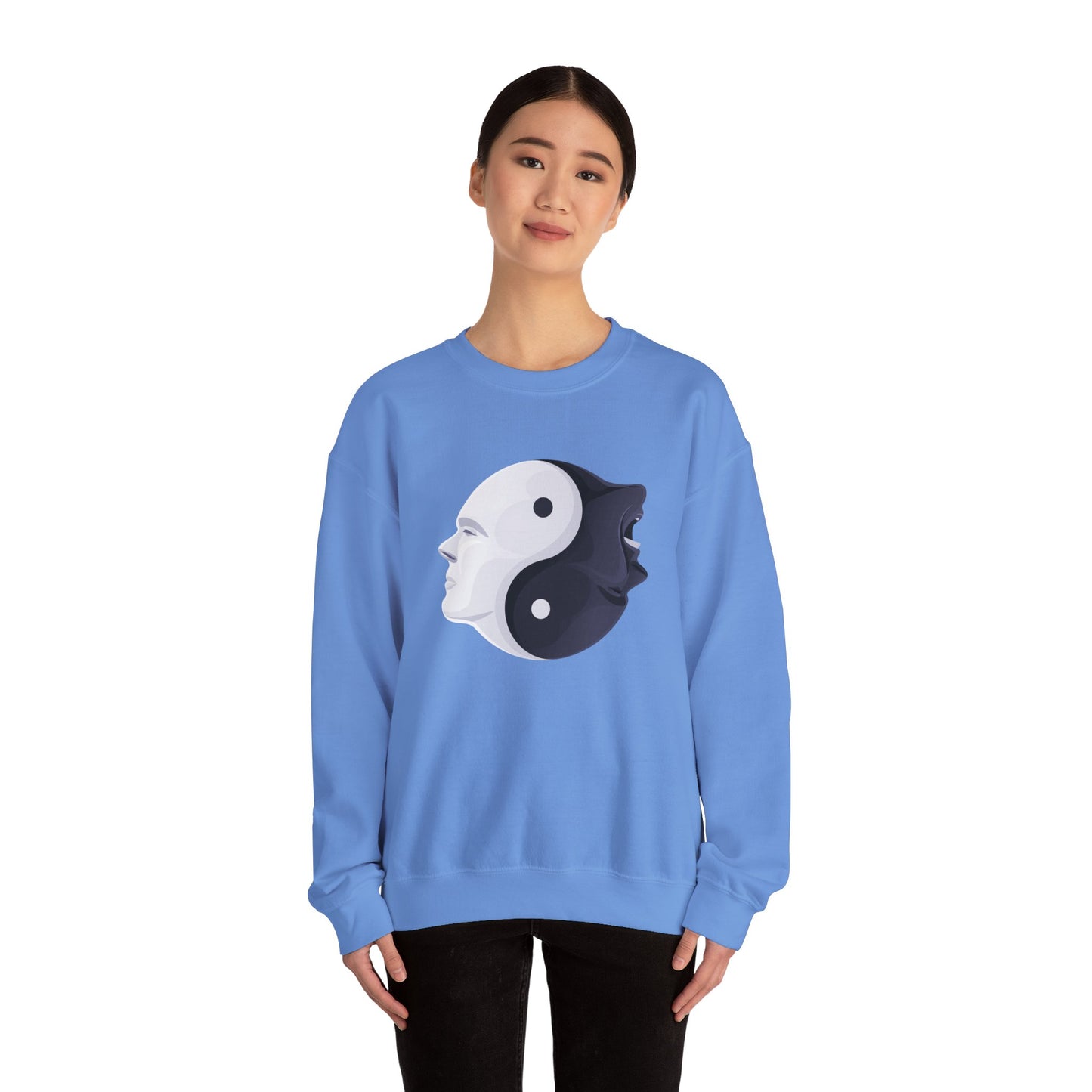 Yin Yang Two Faces Sweatshirt