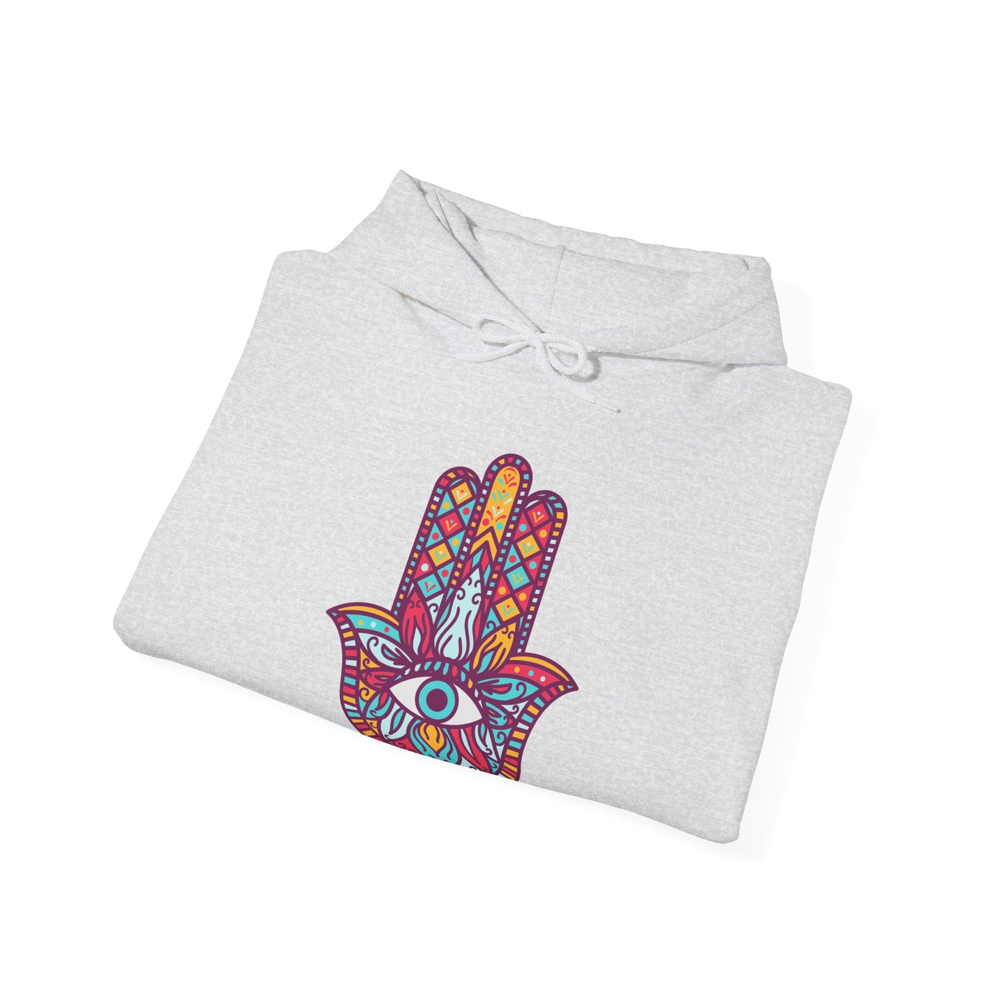 Colorful Fatima Hamsa Hand Hoodie