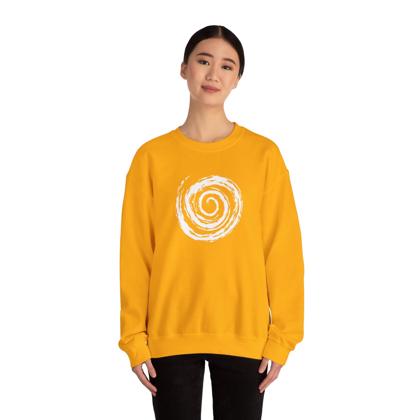 White Spiral of Life Art Sweatshirt