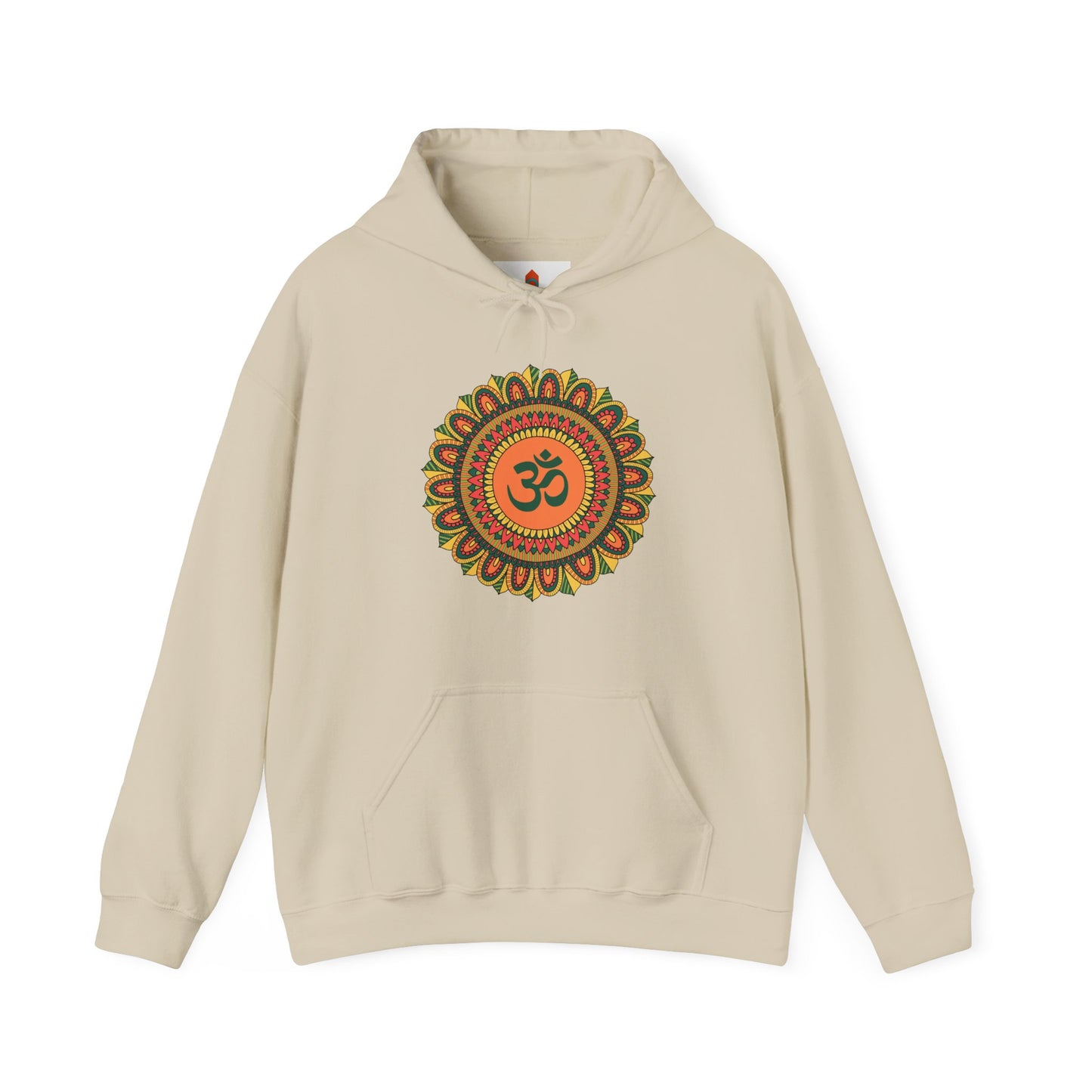 Om Multicolor Mandala Hoodie