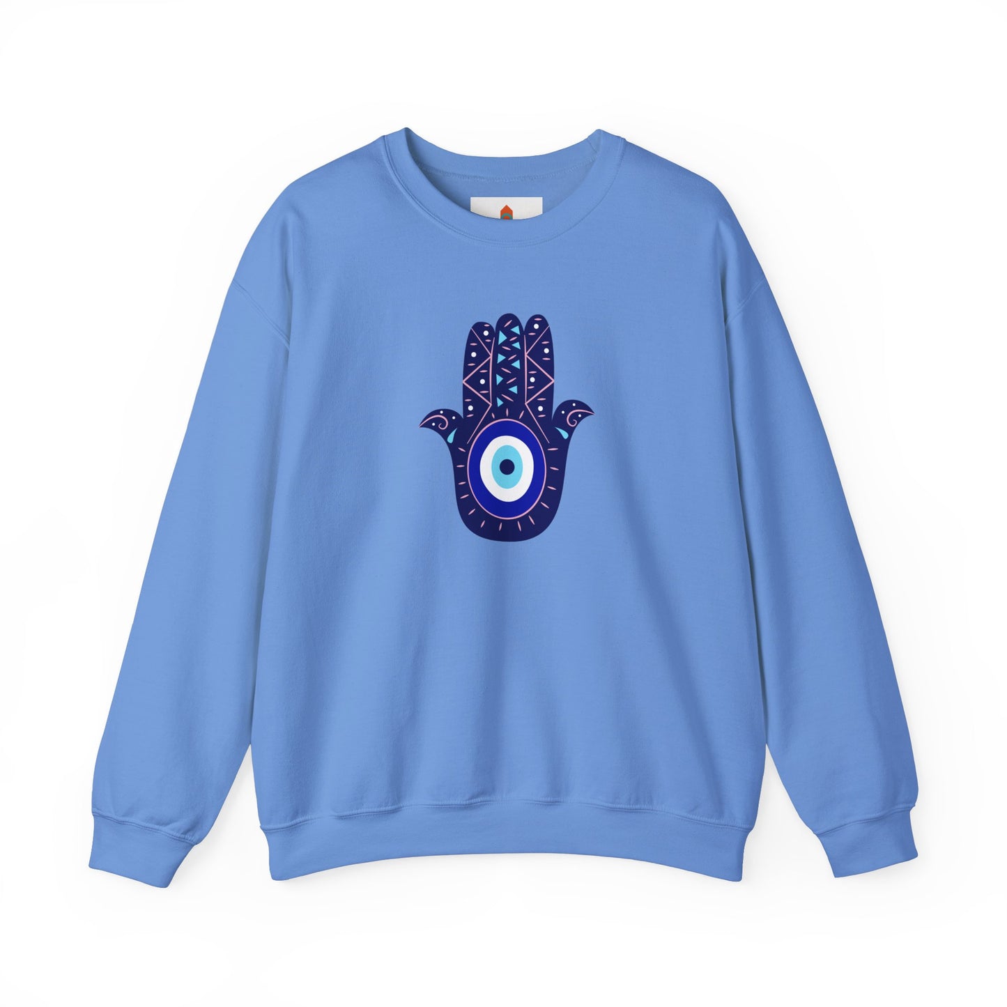 Blue Hamsa Hand Sweatshirt