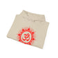 Red Om Lotus Design Hoodie