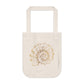 Spiral of Life Shell Organic Canvas Tote Bag