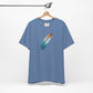 Blue and White Feather T-shirt