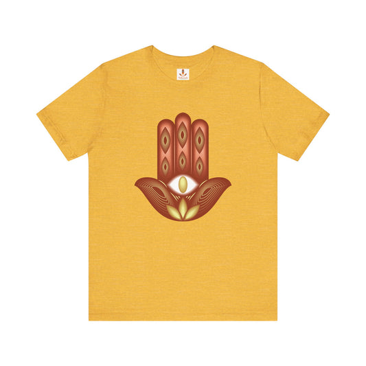 Colorful Hamsa Lotus T-shirts