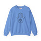 Simple Star of David in Hamsa Hand Sweatshirt