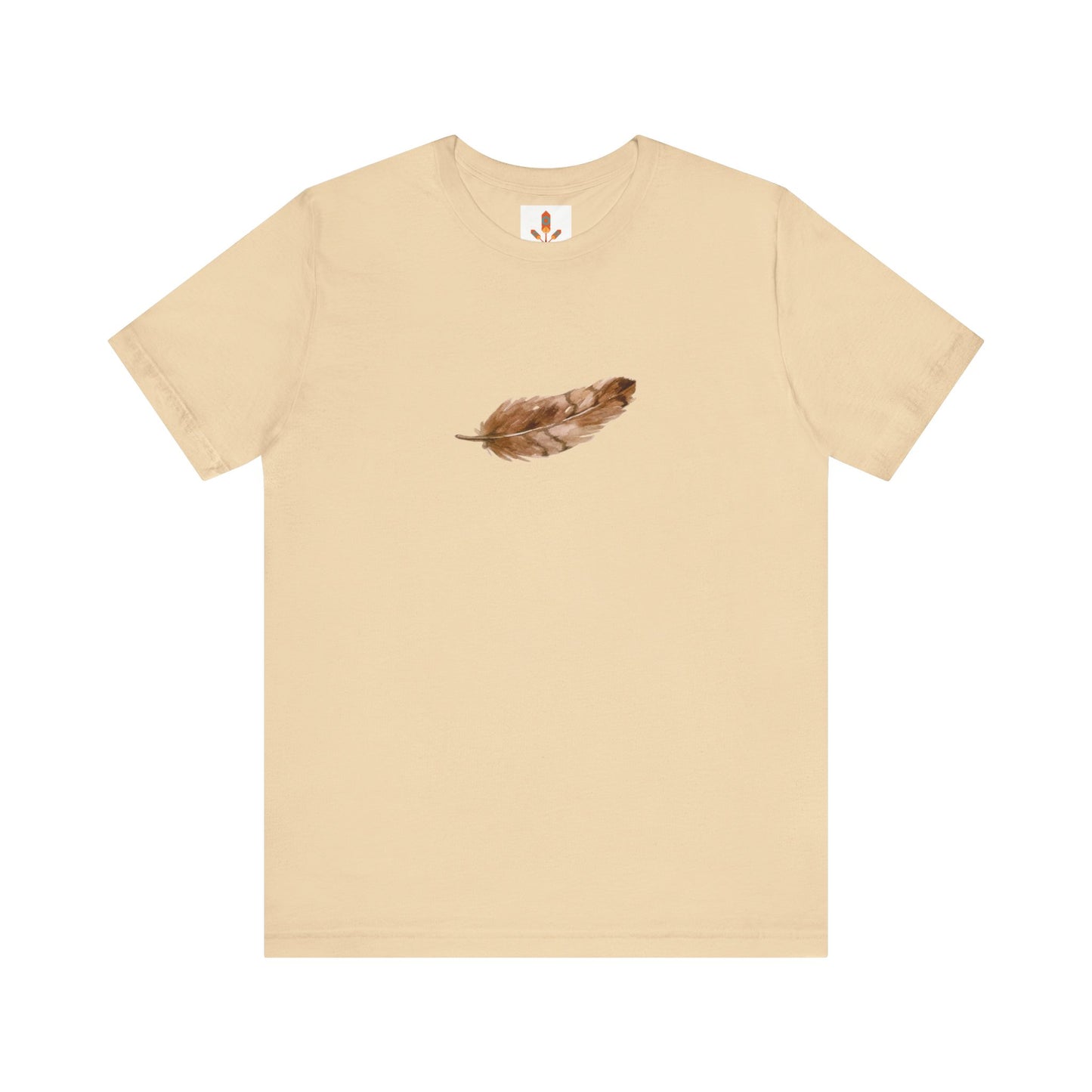 Brown Feather T-shirt