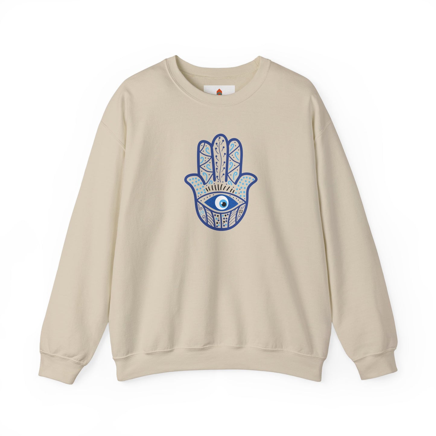 Hamsa Hand with Blue Eye Sweatshirt