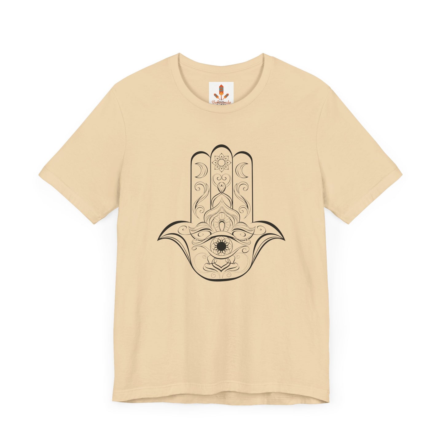 Hamsa Hand with Lotus Flower T-shirt