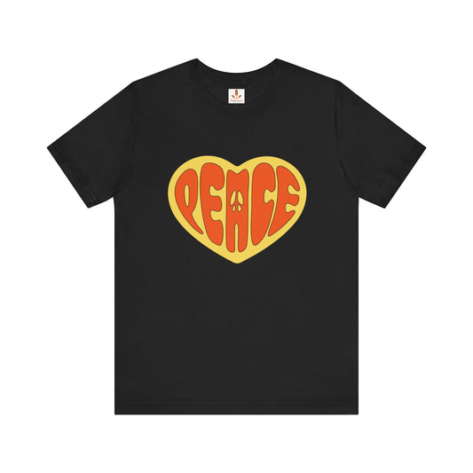 Peace in Heart Design T-shirt