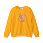 Peace Hand Sign with Flowers Sweatshirt