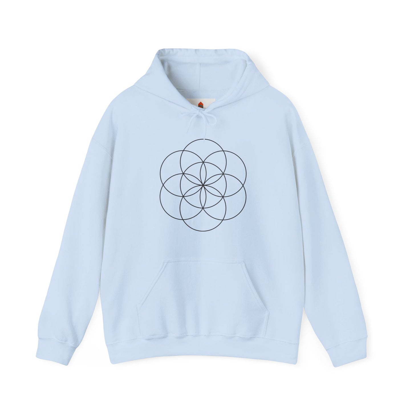 Minimalistic Flower of Life Hoodie