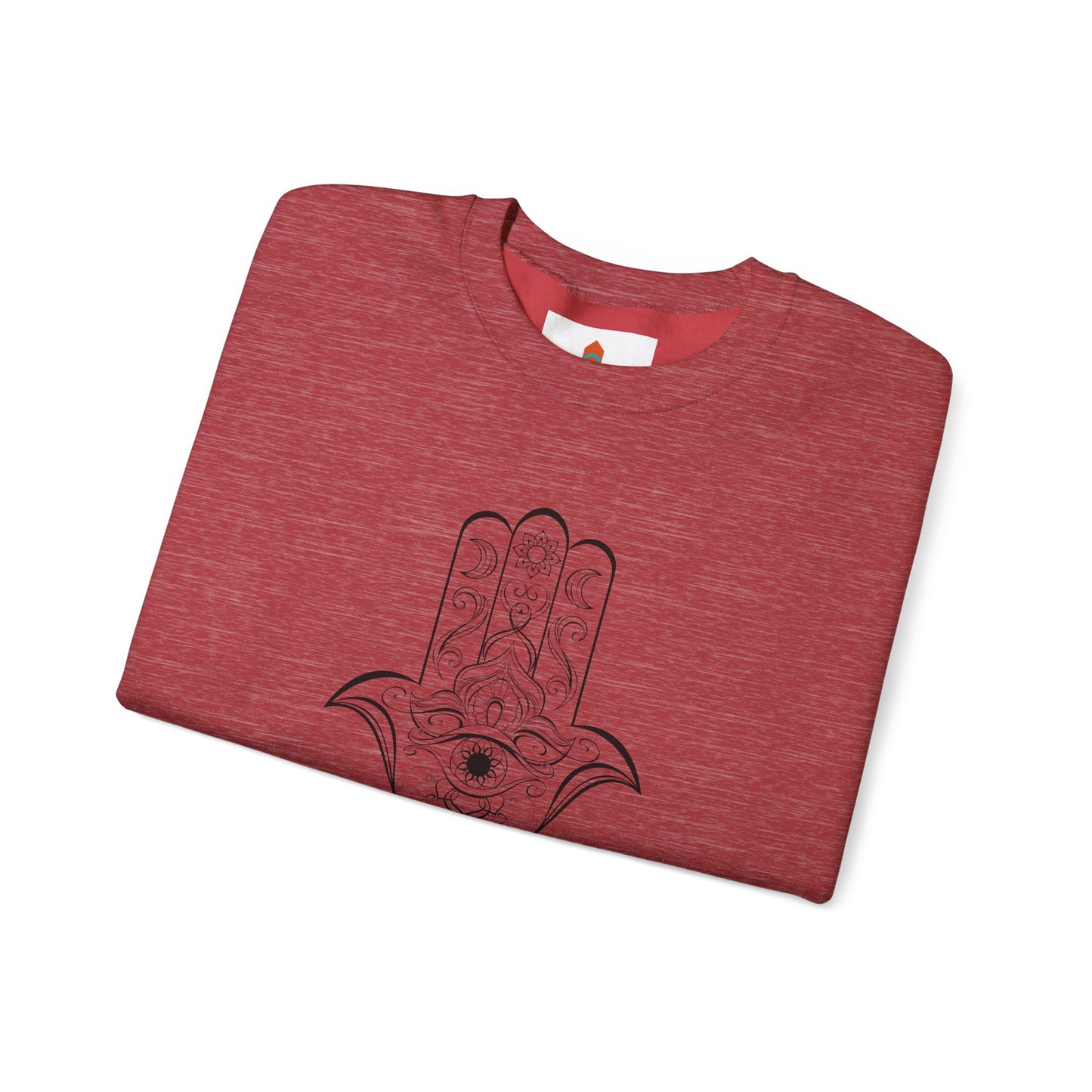 Hamsa Hand with Lotus Flower Sweatshirt