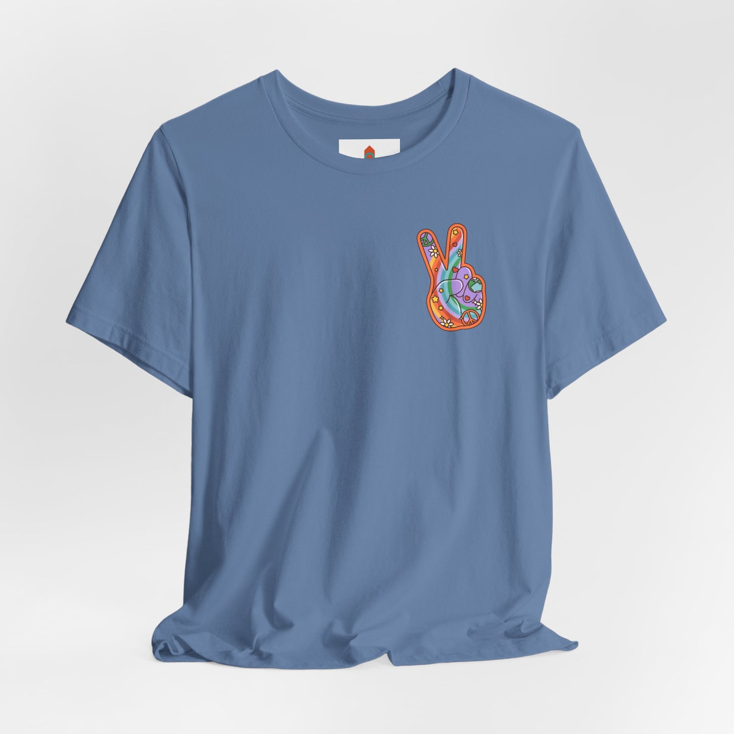 Hippie Peace Hand Sign T-shirt