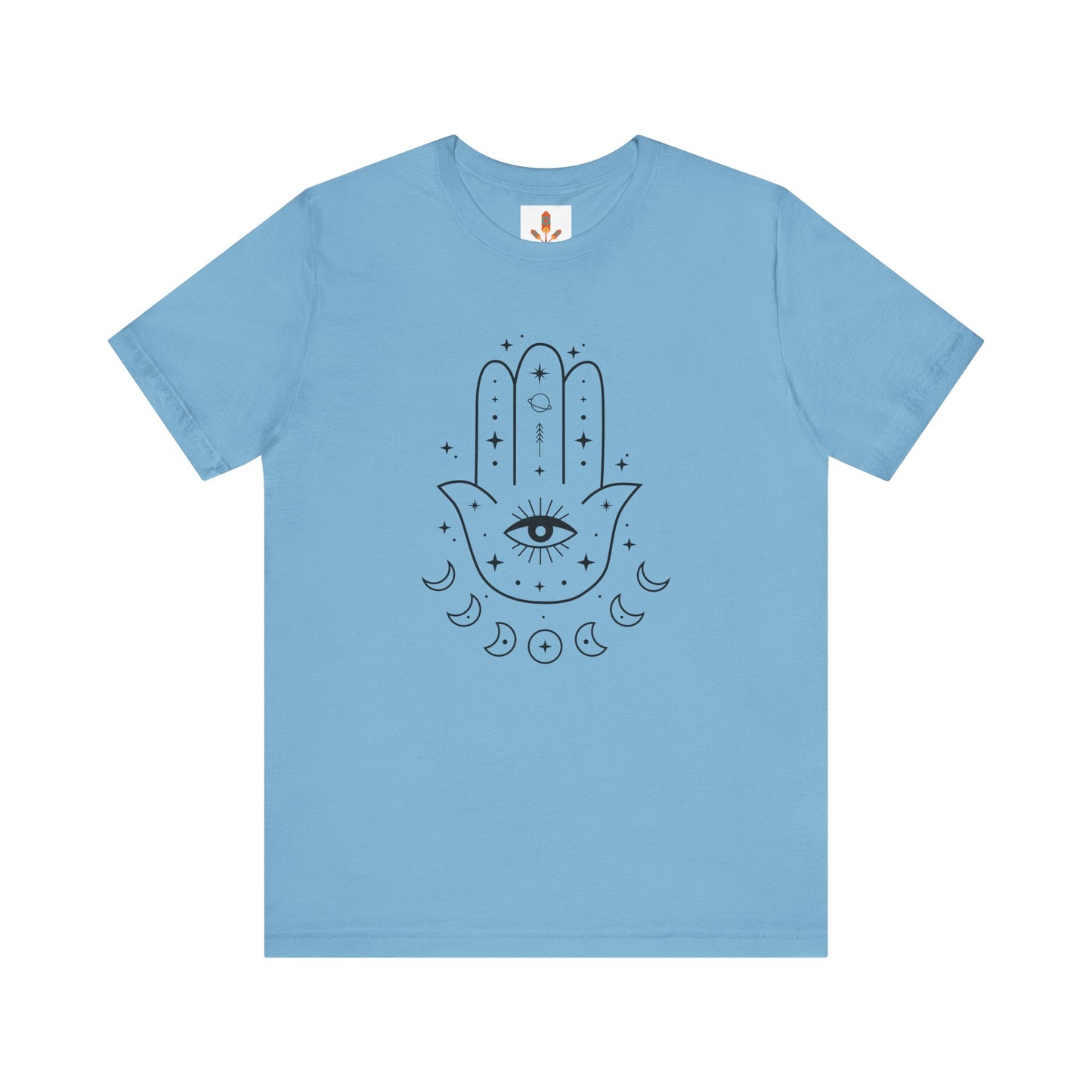 Hamsa Hand with Eye and Moon T-shirt