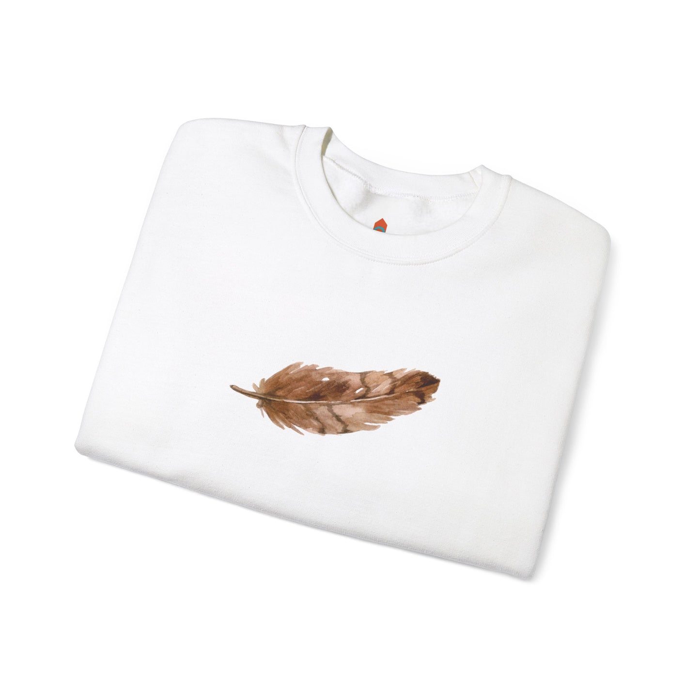 Brown Feather Sweatshirt