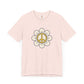 Yellow Peace Sign in a Flower T-shirt