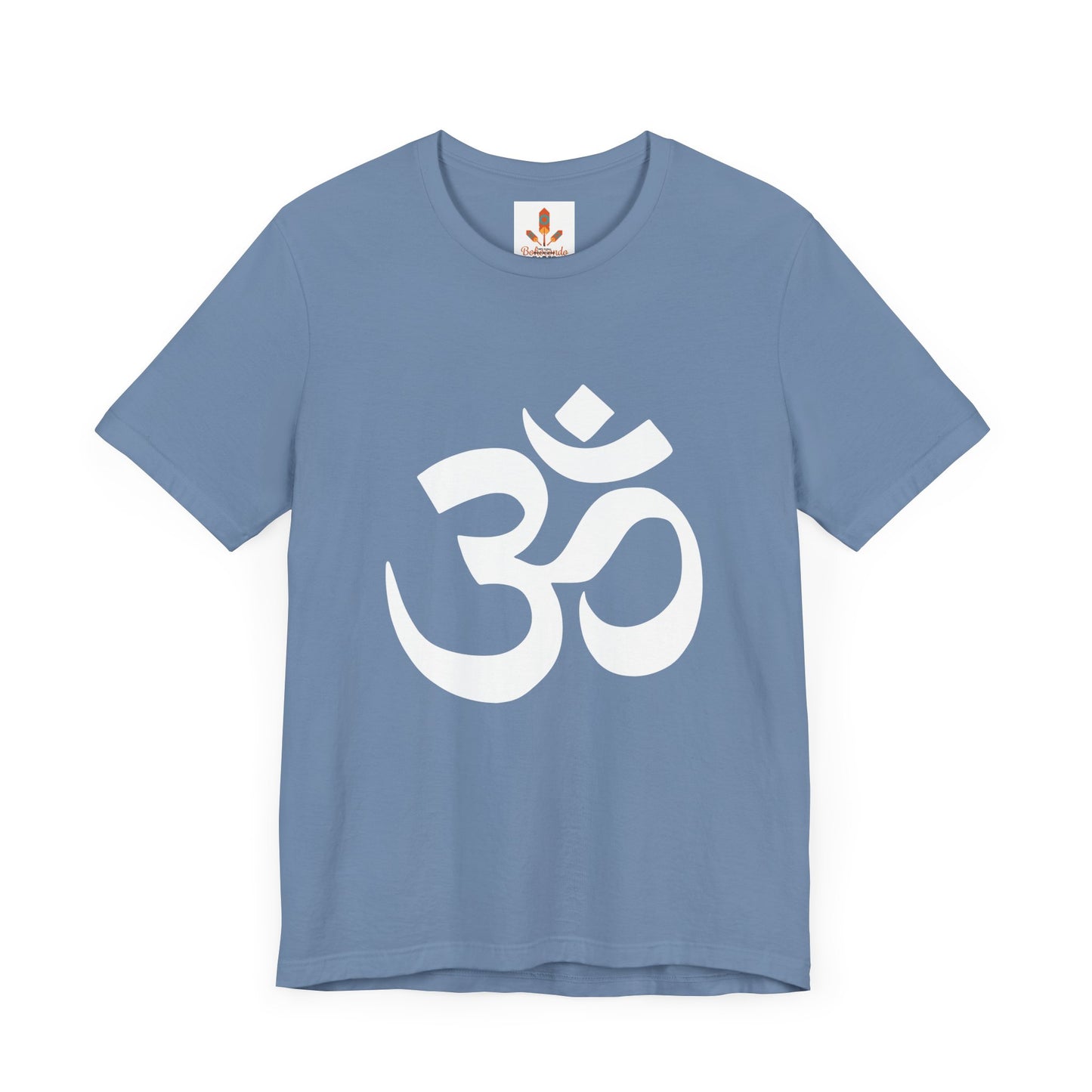 White Simple Om Art T-shirt