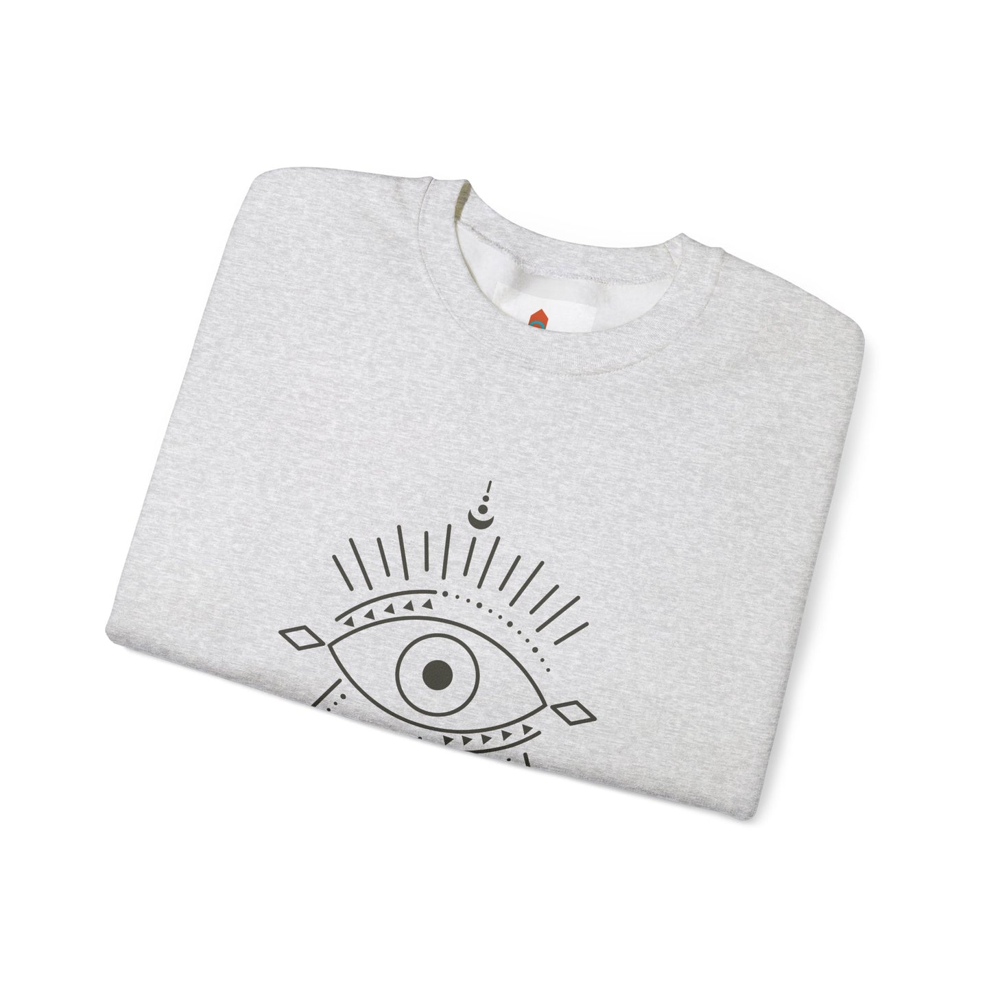 Pyramid and Evil Eye Design Sweatshirt