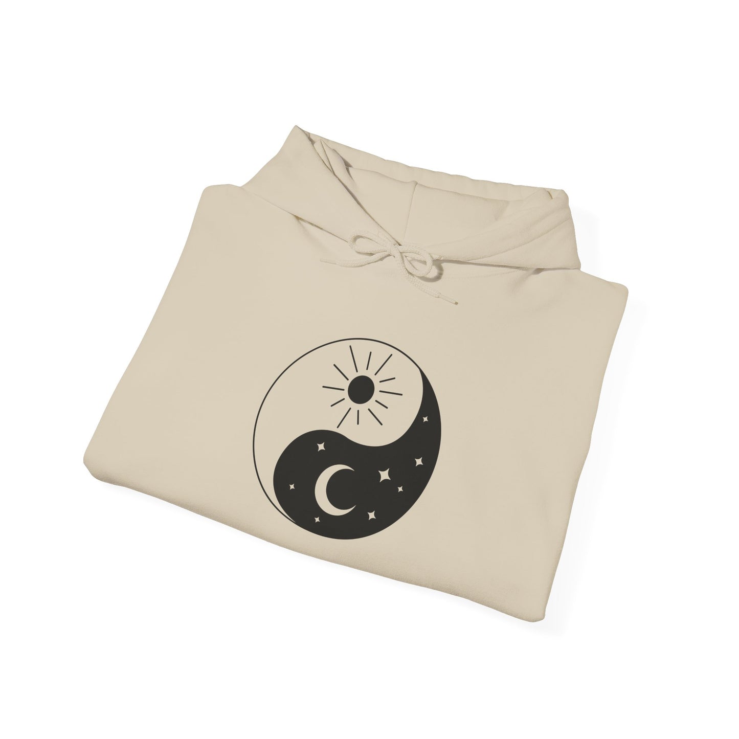 Sun and Moon Yin Yang Hoodie