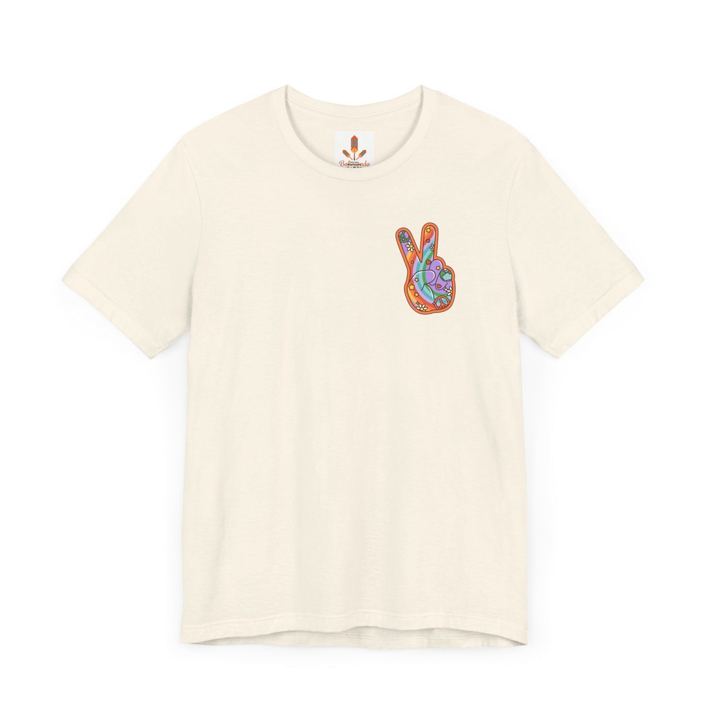 Hippie Peace Hand Sign T-shirt