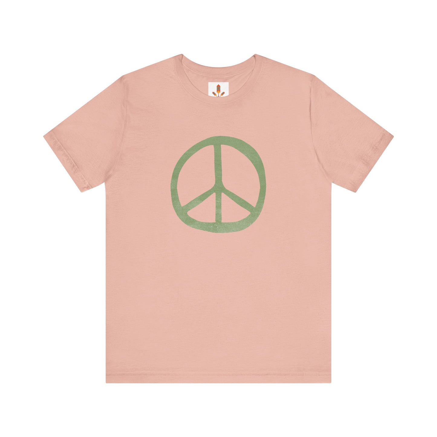 Green Peace Sign T-shirt