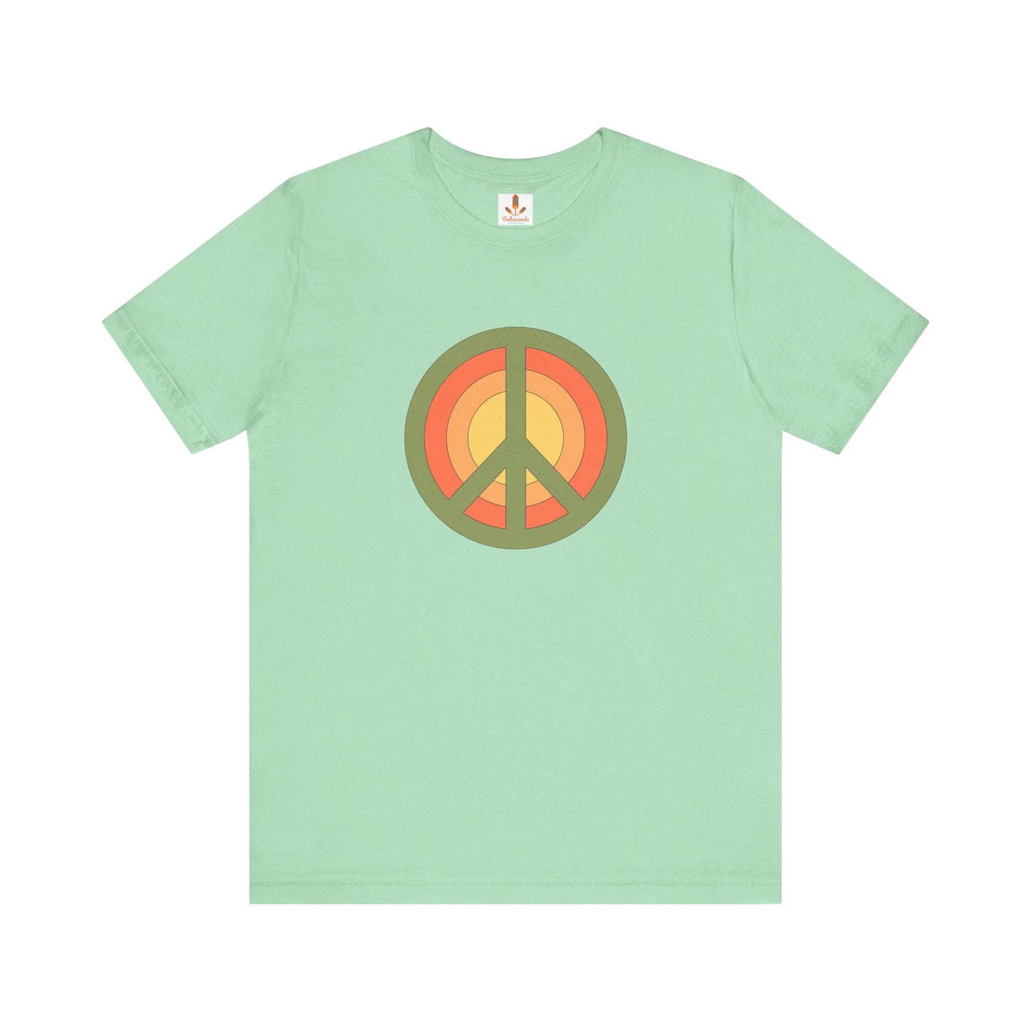 Retro Peace Sign Design T-shirt