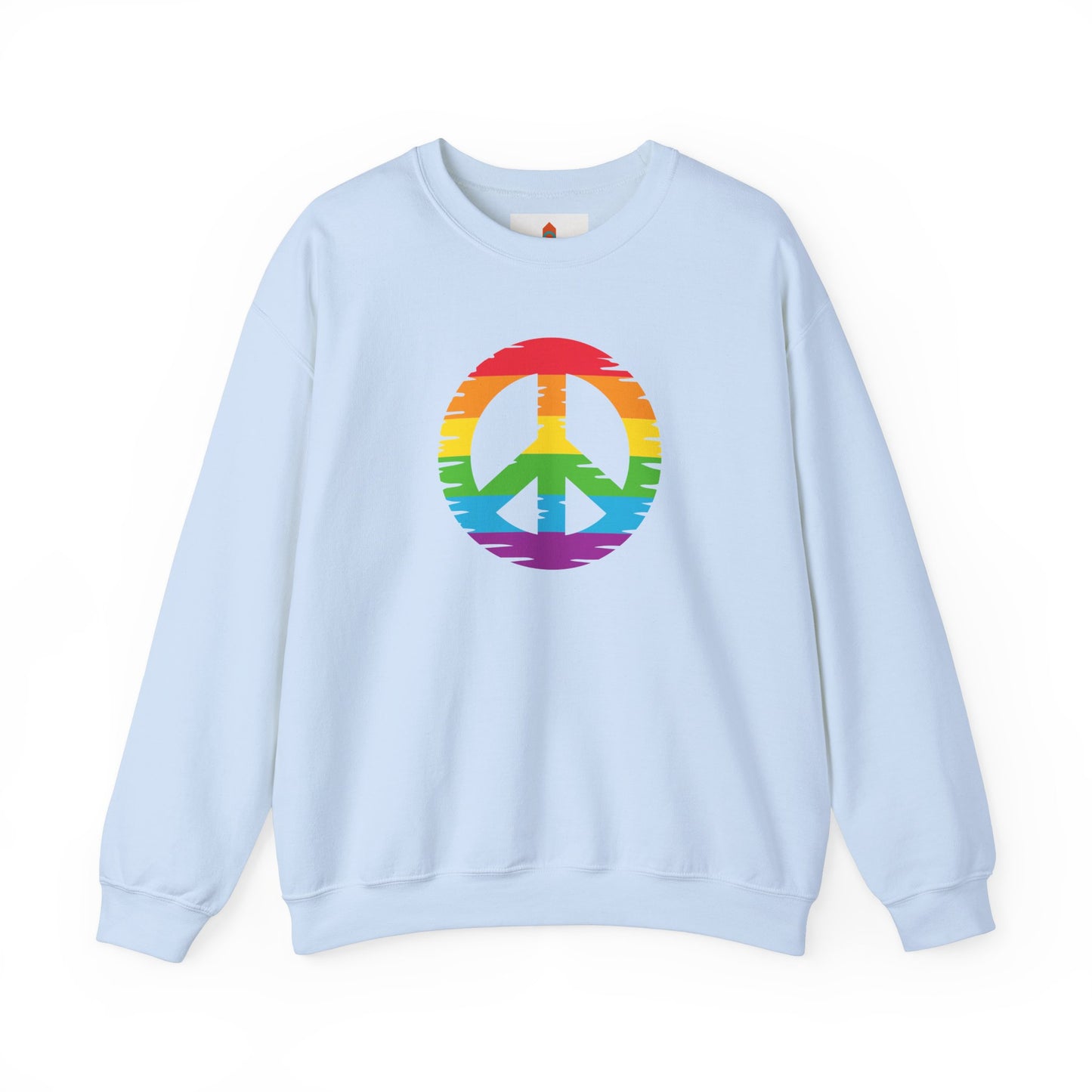 Rainbow Peace Sign Sweatshirt