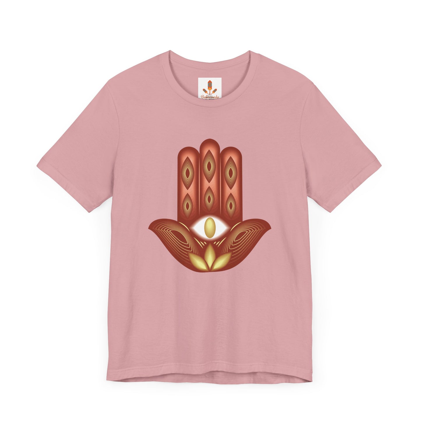 Colorful Hamsa Lotus T-shirts