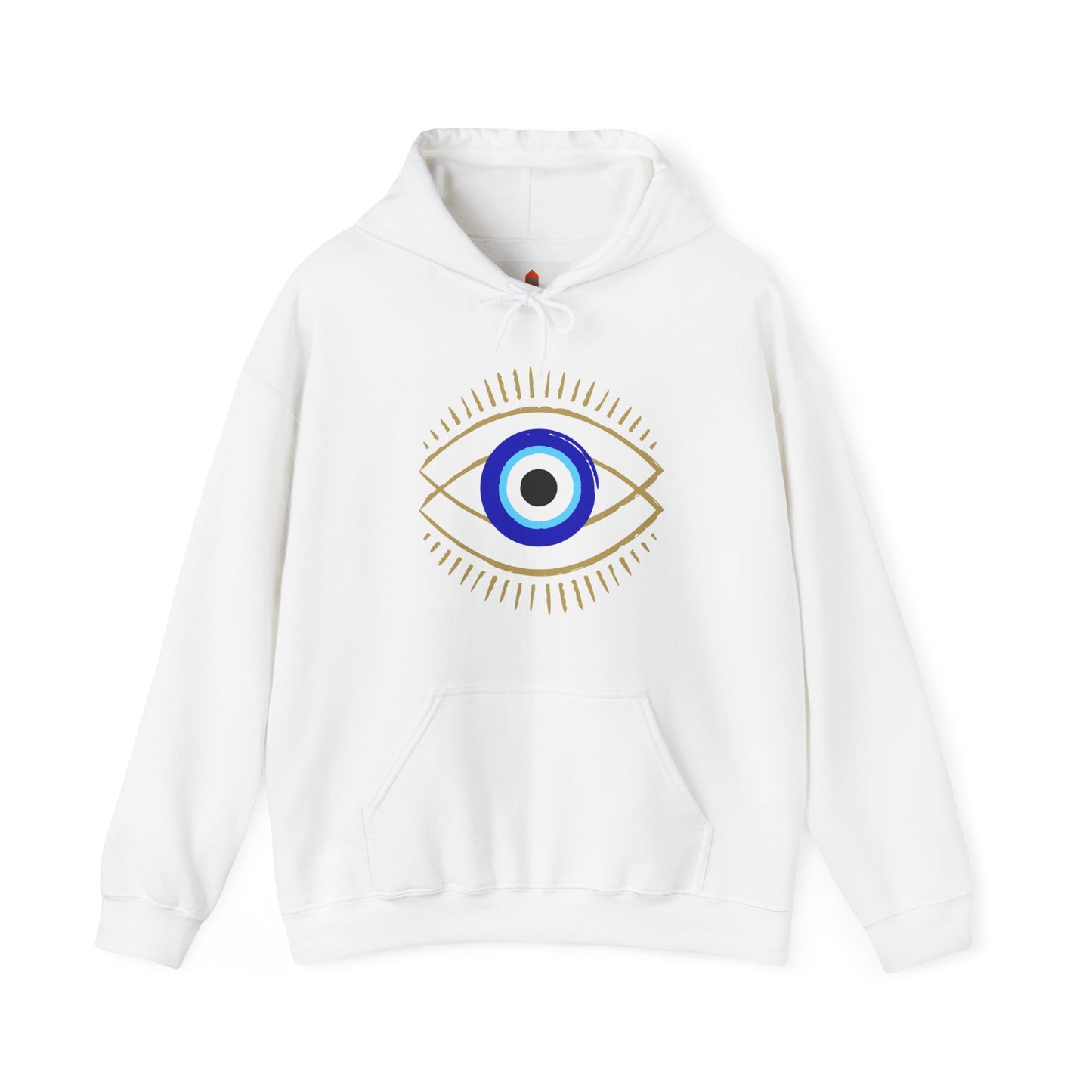 Blue Evil Eye Hoodie