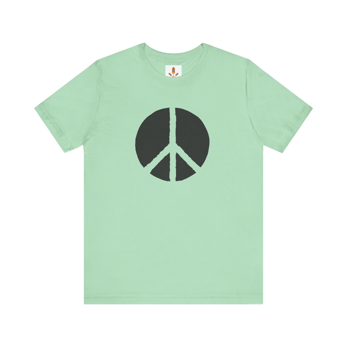 Simple Peace Sign Design T-shirt