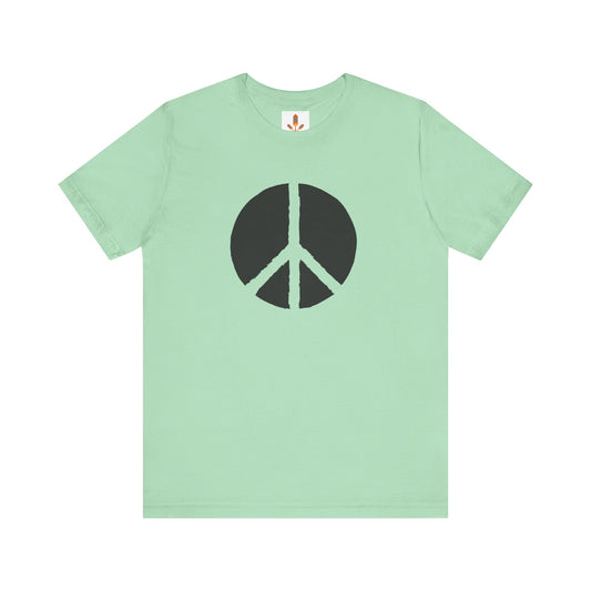 Simple Peace Sign Design T-shirt