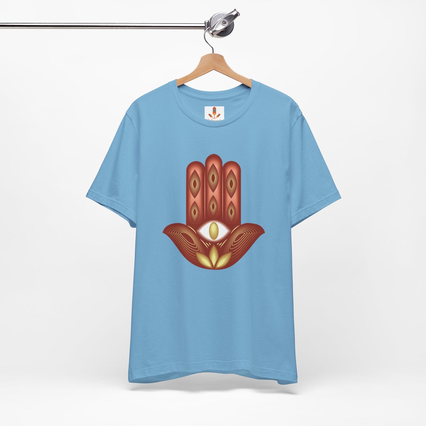 Colorful Hamsa Lotus T-shirts