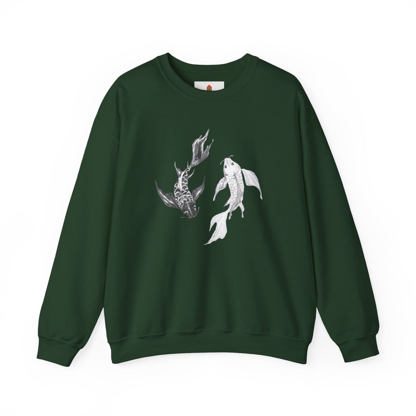 Koi Fish Yin and Yang Sweatshirt