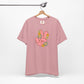 Peace Hand Sign with Flowers T-shirt