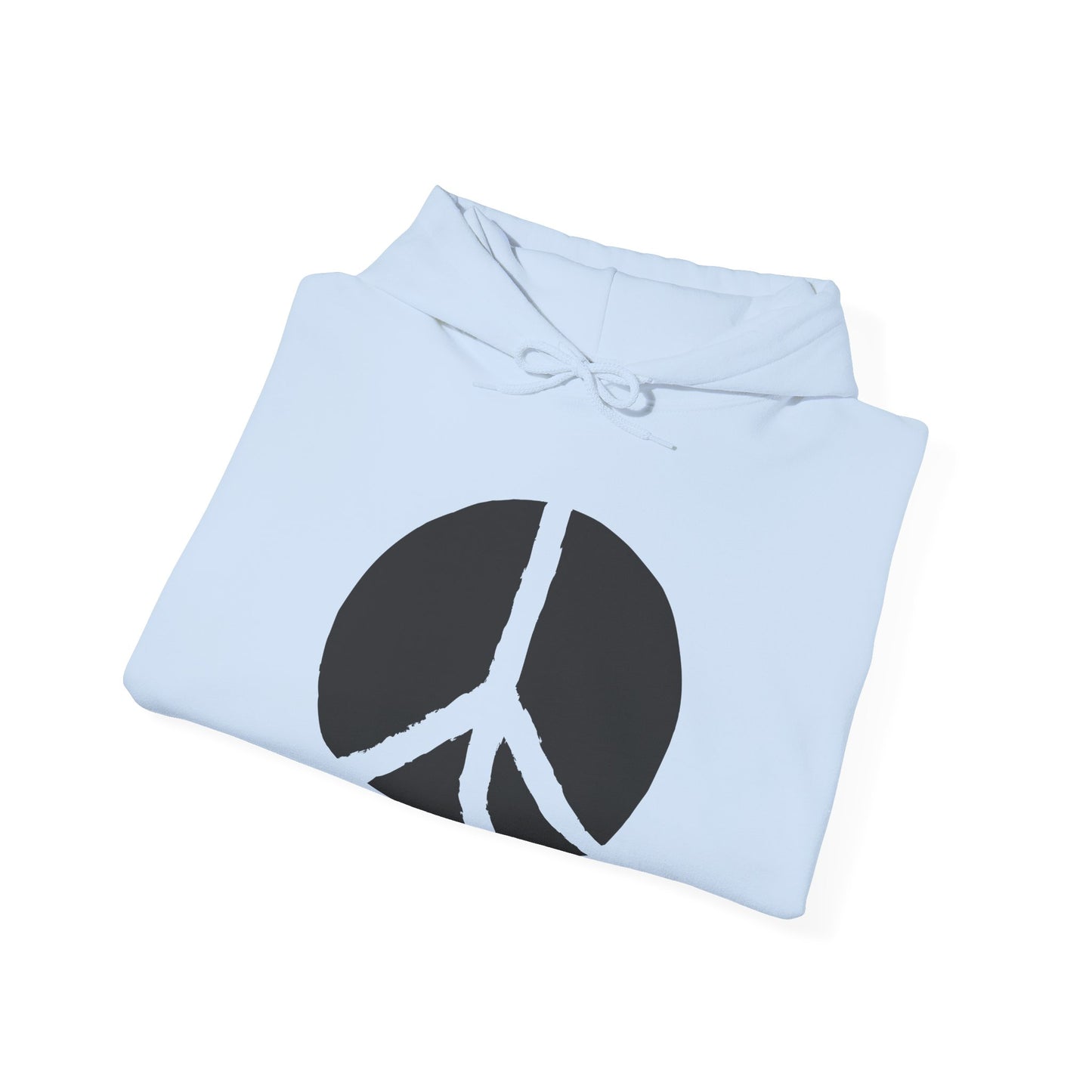 Simple Peace Sign Design Hoodie