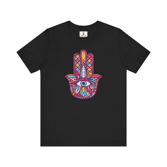 Colorful Fatima Hamsa Hand T-shirt