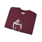 White Buddha Design Sweatshirt