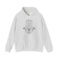 Hamsa Hand with Lotus Flower Hoodie